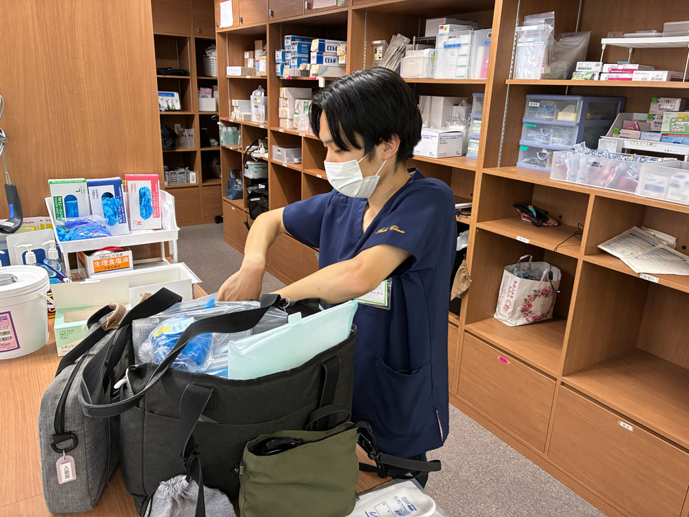訪問の準備