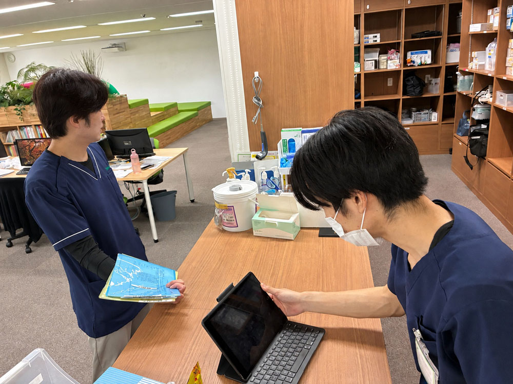 訪問の準備